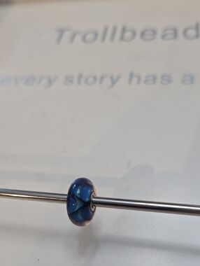 Blue Glass Bead Charm - Women's Jewelry